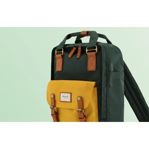 Laptop hátizsák 14'' Himawari 188L (zöld-sárga) - 6