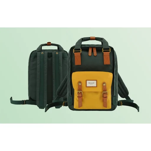 Laptop hátizsák 14'' Himawari 188L (zöld-sárga) - 7