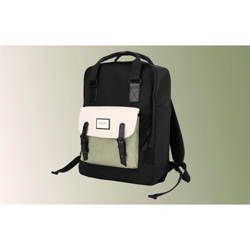 Laptop hátizsák 15,6'' Himawari 1010 (fekete-zöld) - 4