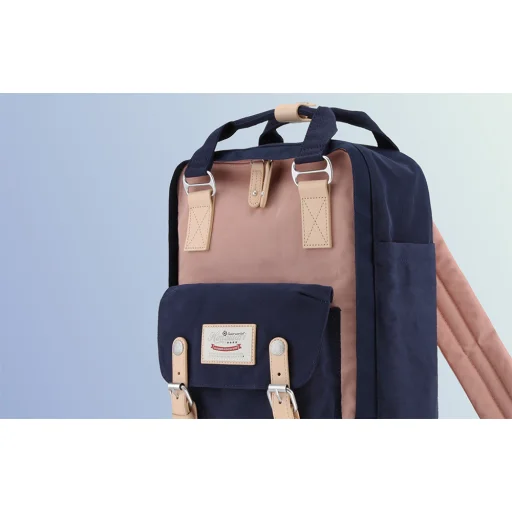 Laptop hátizsák 14'' Himawari 188L (tengerészkék-rózsaszín) - 6