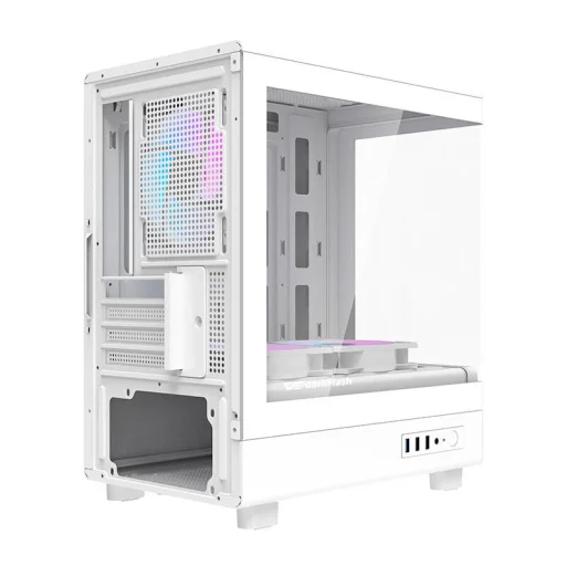 Darkflash Számítógép Ház DB330M + 3 aRGB ventilátor (fehér) - 9