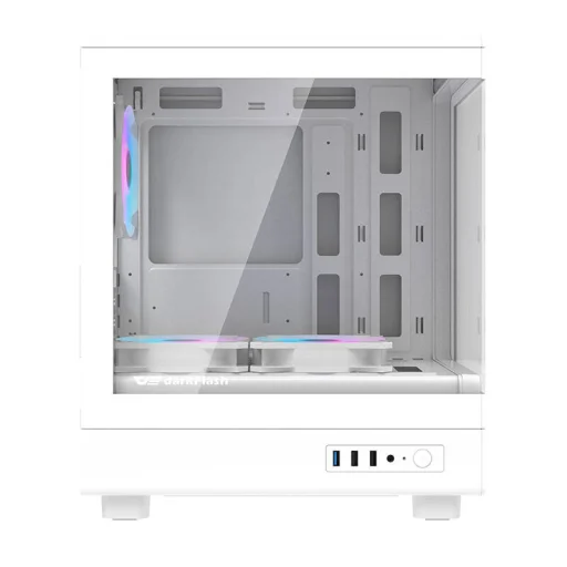 Darkflash Számítógép Ház DB330M + 3 aRGB ventilátor (fehér) - 3