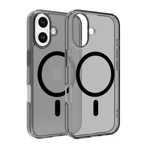  Dviced Magsafe iPhone 16 füst színű tok - Fekete - 1