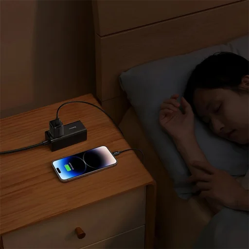 Baseus Cube Pro 30W hálózati USB-C töltő - fekete - 9