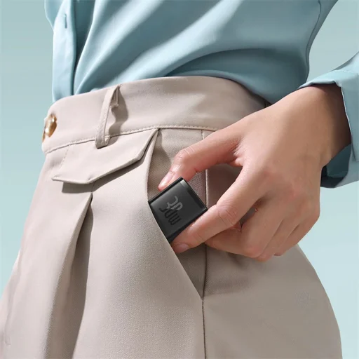 Baseus Cube Pro 30W hálózati USB-C töltő - fekete - 10