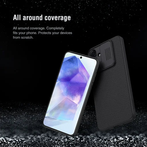 Nillkin CamShield Kemény Tok Samsung Galaxy A16 4G/5G Fekete Tok - 5