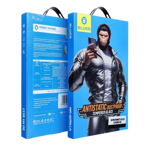  Apple iPhone 17 Air fekete 5D Mr. Monkey Glass üvegfólia (Strong HD) - 1