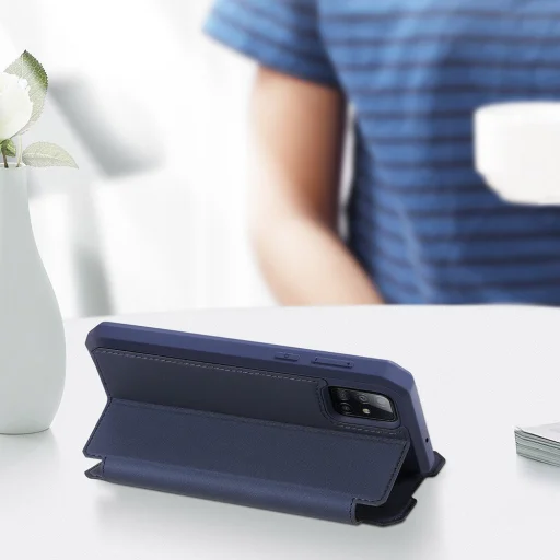 Dux Ducis Skin X fliptok Samsung A51 zöld - 13