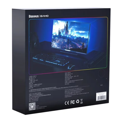 Baseus SMD LED csík, szalag 5W 1,5 m + távirányító fekete (DGKU-01) - 8