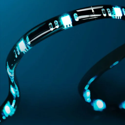 Baseus SMD LED csík, szalag 5W 1,5 m + távirányító fekete (DGKU-01) - 15