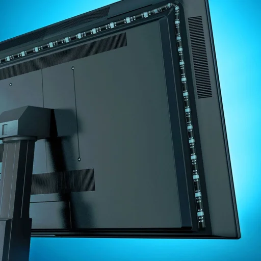 Baseus SMD LED csík, szalag 5W 1,5 m + távirányító fekete (DGKU-01) - 16