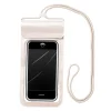 Vízálló telefontok nyakba akasztóval 6,6' bézs thumbnail