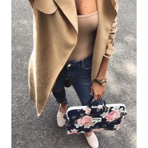 Canvaslife vászon laptop táska 15 - 16'' Navy Rose - 4