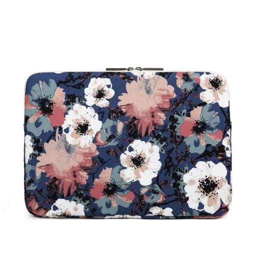 Canvaslife vászon laptop sleeve táska 13 - 14' Blue Camellia - 2