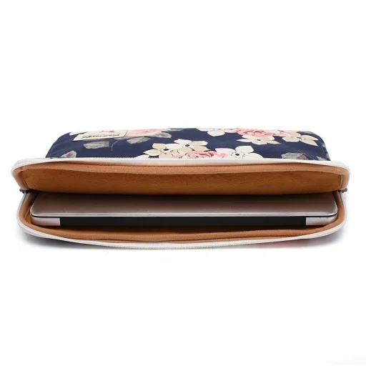 Canvaslife vászon laptop sleeve táska 15 - 16' Navy Rose - 2