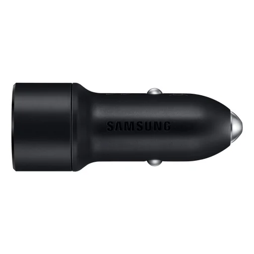Samsung EP-L1100WBEGEU gyári univerzális autós szivargyújtós töltő 2x USB 15W fekete - 2