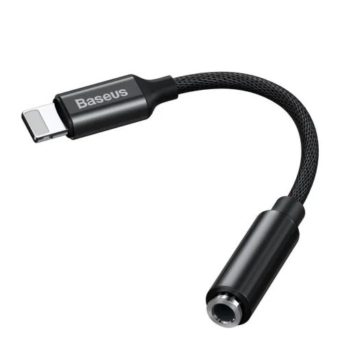 Baseus L3 Lightning - 3.5 mm jack audio átalakító adapter fekete (CALL3-01) - 7