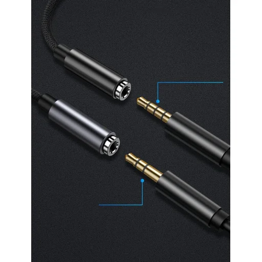 Baseus L3 Lightning - 3.5 mm jack audio átalakító adapter fekete (CALL3-01) - 15