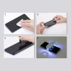 Baseus 2x 0.25 mm 3D kijelzővédő üvegfólia UV LED lámpával Samsung S20 Ultra  thumbnail
