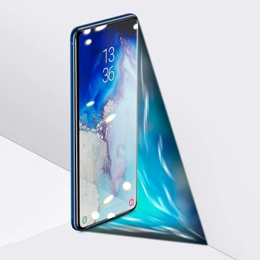 Baseus 2x 0.25 mm 3D kijelzővédő üvegfólia UV LED lámpával Samsung S20 Ultra  - 10