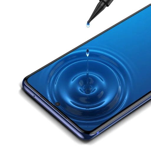 Baseus 2x 0.25 mm 3D kijelzővédő üvegfólia UV LED lámpával Samsung S20 Ultra  - 1