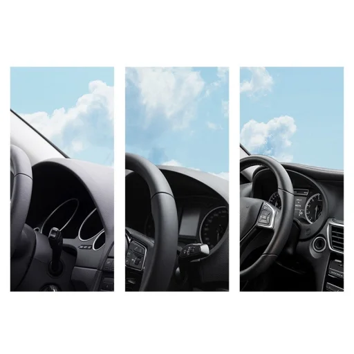 Ugreen univerzális autós kormány felé erősíthető telefontartó fekete (60796) - 3