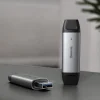 Baseus 2in1 USB 3.0/ USB Type C kártyaolvasó micro SD / SD szürke (CADKQ-B0G) thumbnail