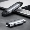 Baseus 2in1 USB 3.0/ USB Type C kártyaolvasó micro SD / SD szürke (CADKQ-B0G) thumbnail