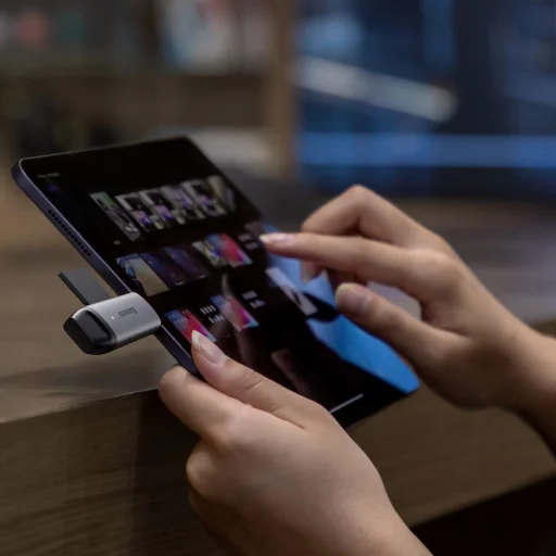 Baseus 2in1 USB 3.0/ USB Type C kártyaolvasó micro SD / SD szürke (CADKQ-B0G) - 7