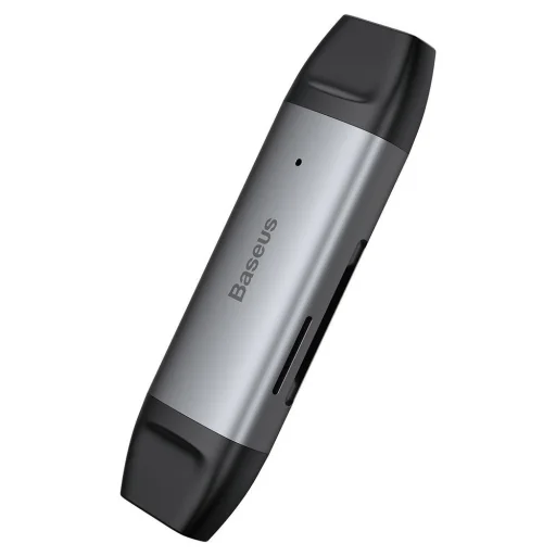 Baseus 2in1 USB 3.0/ USB Type C kártyaolvasó micro SD / SD szürke (CADKQ-B0G) - 1