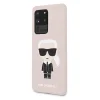 Karl Lagerfeld Iconic KLHCS62SLFKPI Samsung S20 Ultra szilikon tok pink thumbnail