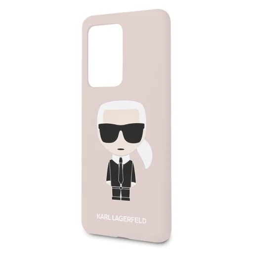 Karl Lagerfeld Iconic KLHCS62SLFKPI Samsung S20 Ultra szilikon tok pink - 3