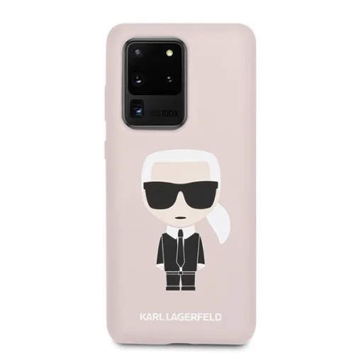 Karl Lagerfeld Iconic KLHCS62SLFKPI Samsung S20 Ultra szilikon tok pink - 5