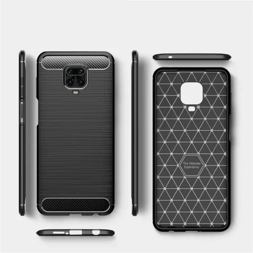 Tech-Protect carbon mintájú TPU tok Xiaomi Note 9S/9 PRO/9 PRO MAX fekete - 5