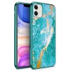 Zizo Refine ütésálló tok iPhone 11 óceánkék márványmintás thumbnail