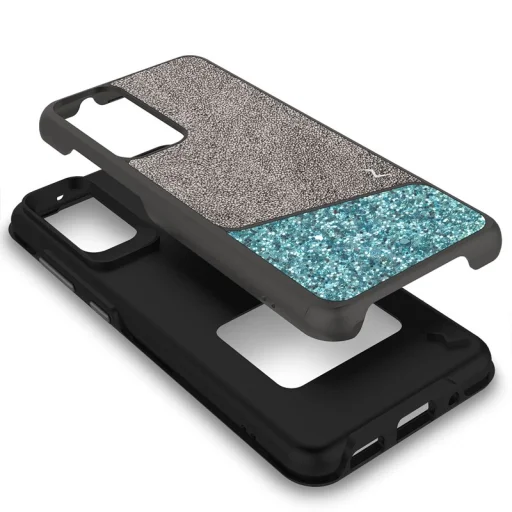 Zizo Division ütésálló tok Samsung Galaxy S20 fekete-menta színben - 3