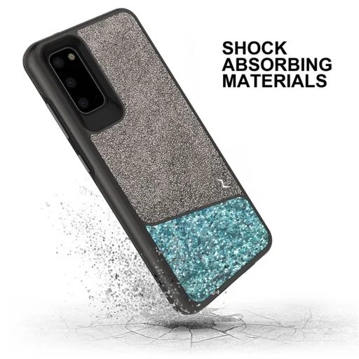 Zizo Division ütésálló tok Samsung Galaxy S20 fekete-menta színben - 4