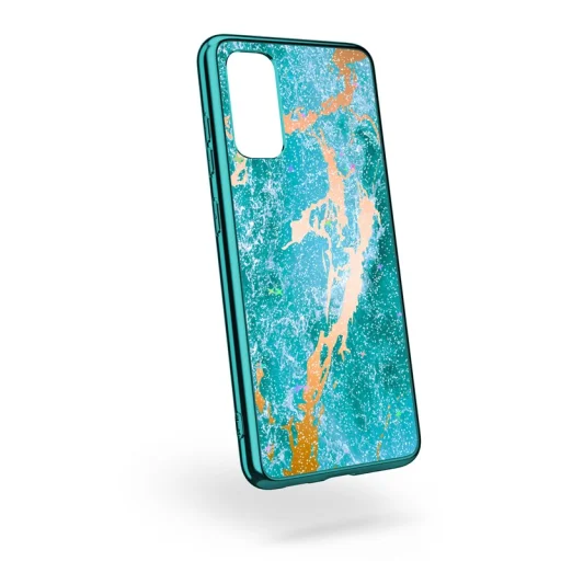 Samsung Galaxy S20 Zizo Refine ütésálló tok óceánkék márványmintás - 9