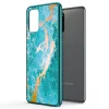 Zizo Refine ütésálló tok Samsung Galaxy S20 Plus óceánkék márványmintás thumbnail