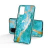 Zizo Refine ütésálló tok Samsung Galaxy S20 Plus óceánkék márványmintás thumbnail