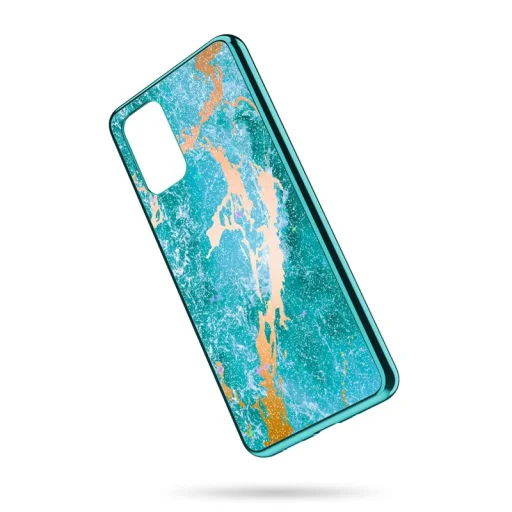 Zizo Refine ütésálló tok Samsung Galaxy S20 Plus óceánkék márványmintás - 7