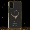 Kingxbar Wish tok Swarovski kristály díszítéssel Samsung S20+ Plus ezüst színben thumbnail