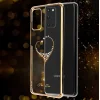 Kingxbar Wish tok Swarovski kristály díszítéssel Samsung S20+ Plus ezüst színben thumbnail