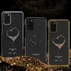 Kingxbar Wish tok Swarovski kristály díszítéssel Samsung S20+ Plus ezüst színben thumbnail