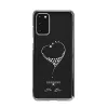 Kingxbar Wish tok Swarovski kristály díszítéssel Samsung S20 ezüst színben thumbnail