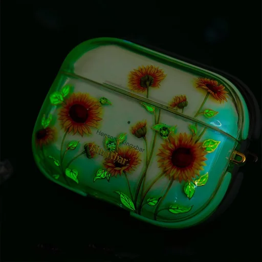 Kingxbar Spring AirPods Pro 1/2 tok Swarovski kristály díszítéssel Sunflowers - 2