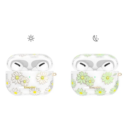 Kingxbar Spring AirPods Pro 1/2 tok Swarovski kristály díszítéssel Daisy - 14