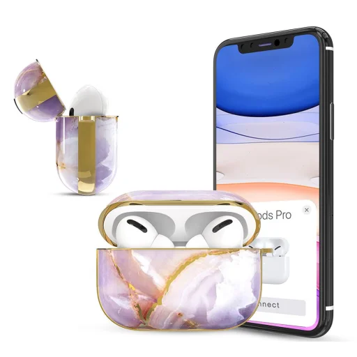 Kingxbar Jade AirPods Pro 1/2 tok pink színben - 3