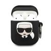 Karl Lagerfeld AirPods 1/2 szilikon tok Ikonik KLACCSILKHBK thumbnail