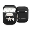 Karl Lagerfeld AirPods 1/2 szilikon tok Ikonik KLACCSILKHBK thumbnail